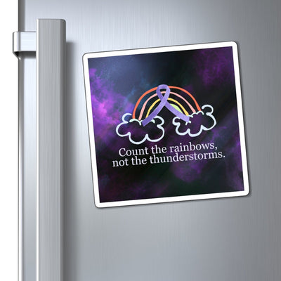 Inspirational Rainbow Magnet - Count the Rainbows