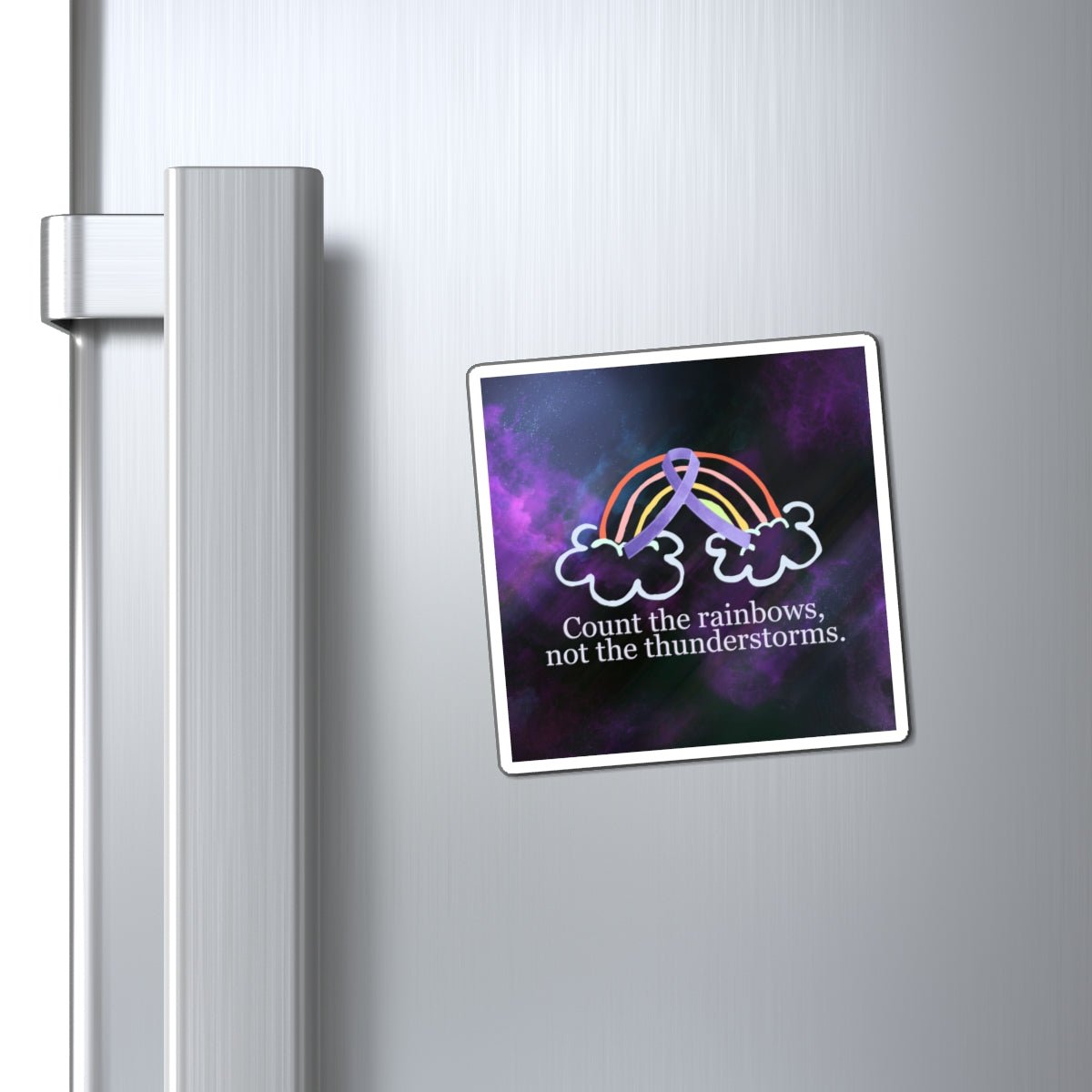 Inspirational Rainbow Magnet - Count the Rainbows