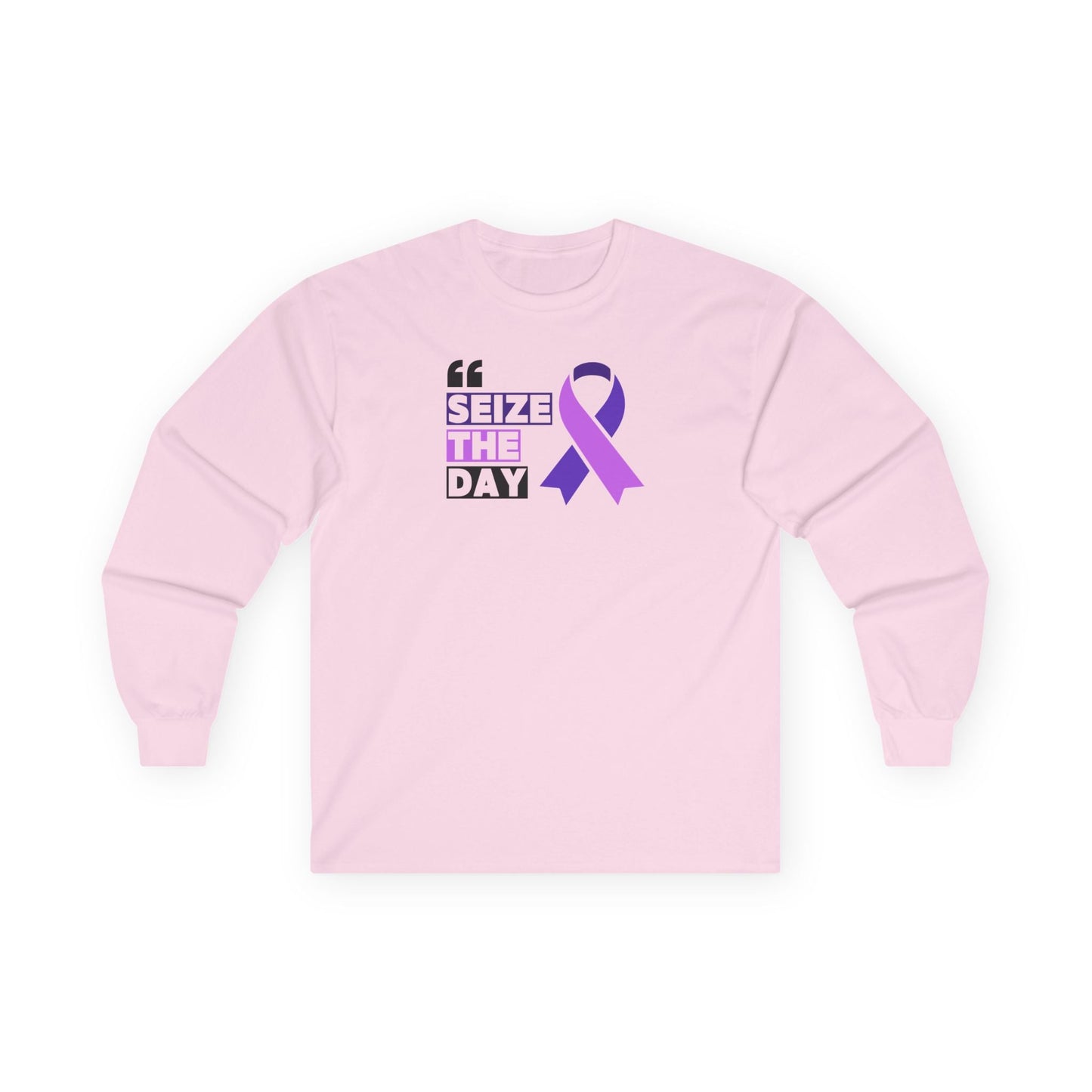 Camiseta de Manga Larga Inspiracional Aprovecha el Día