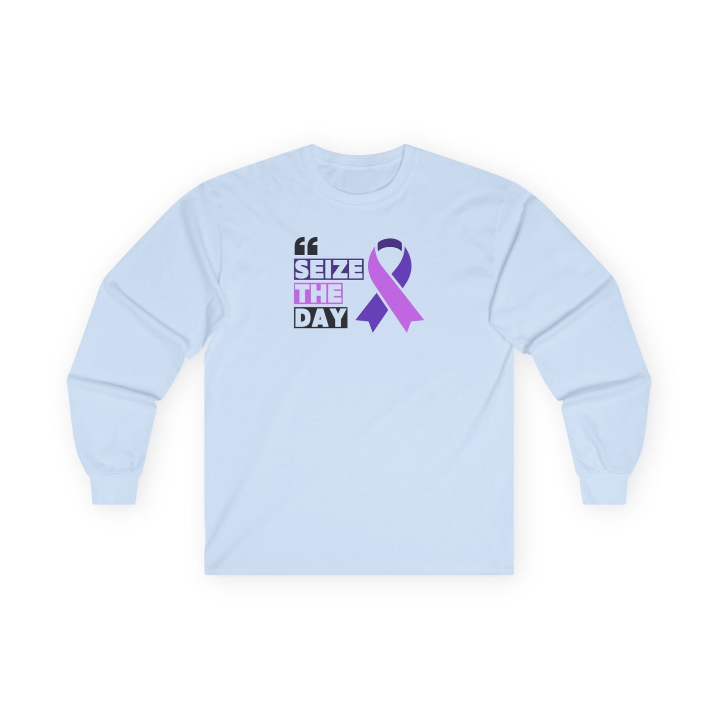Camiseta de Manga Larga Inspiracional Aprovecha el Día