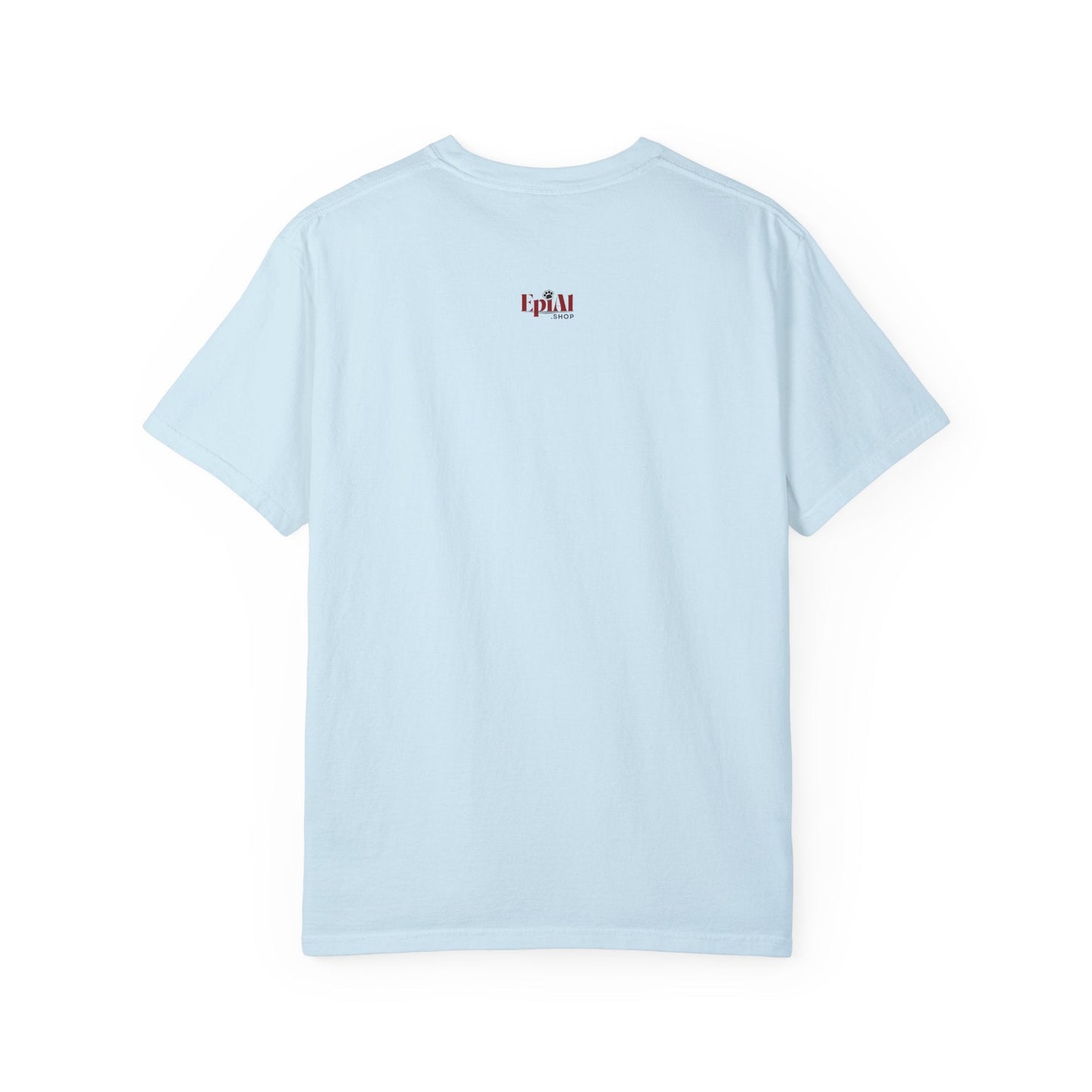 T-shirt unisexe teint en pièce inspirant - 'L'idée de confort'