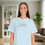 T-shirt unisexe teint en pièce inspirant - 'L'idée de confort'