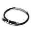 Bracelet ajustable en acier inoxydable unisexe inspirant