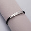Bracelet ajustable en acier inoxydable unisexe inspirant
