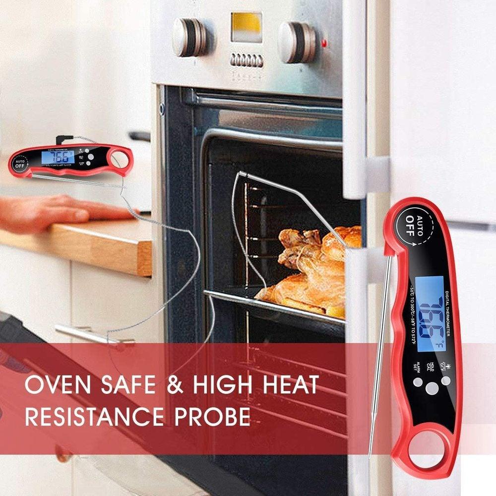 Thermomètre à viande instantané premium - Ultra rapide et étanche