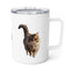 Insulated Cat Lover Coffee Mug - 10oz