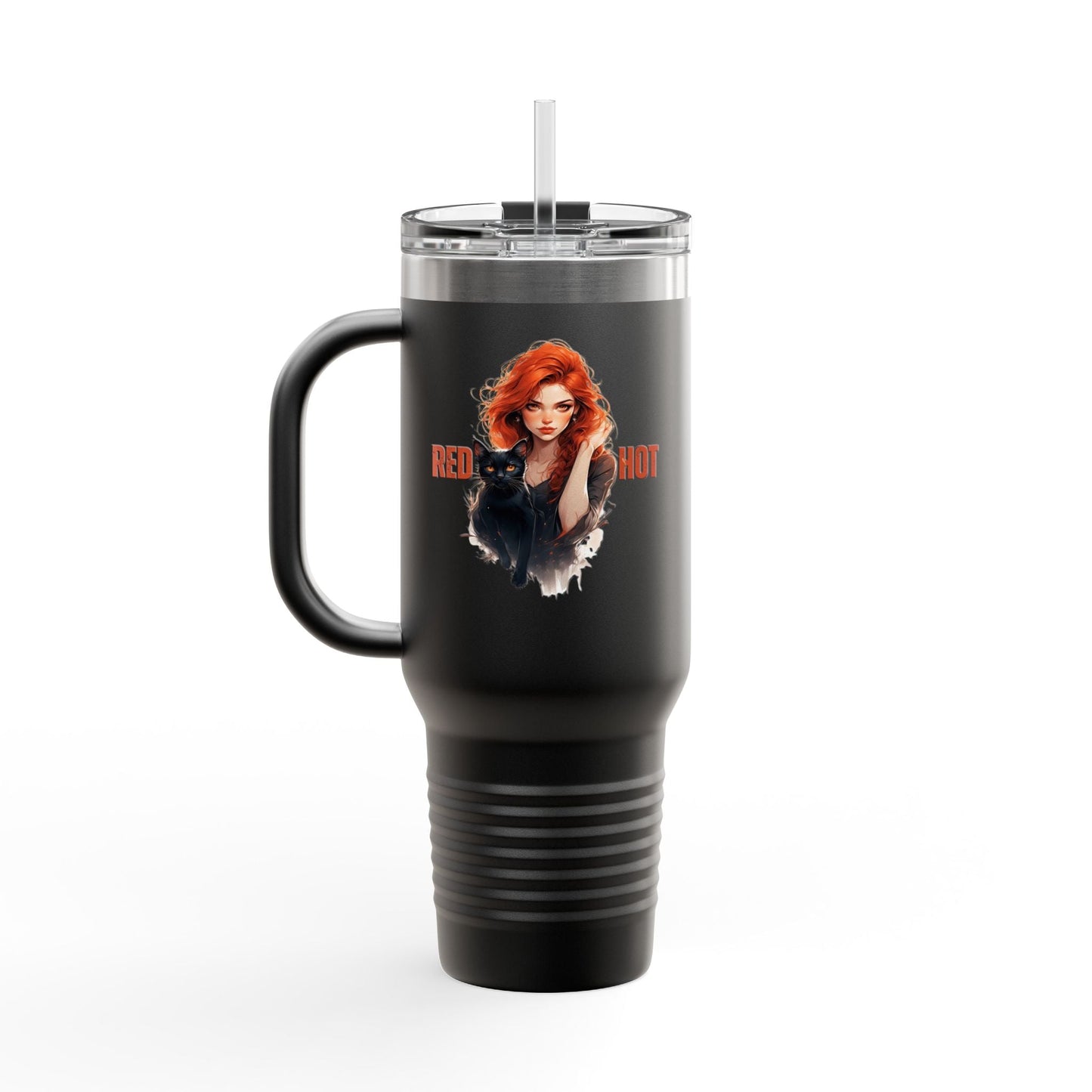 Mug de Voyage Isolé Red Hot Vibes - Tasse à Café de 40oz