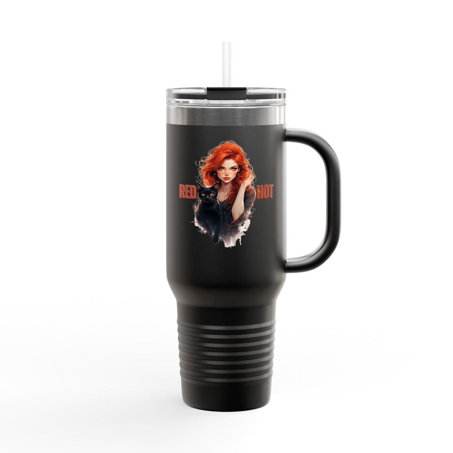 Mug de Voyage Isolé Red Hot Vibes - Tasse à Café de 40oz