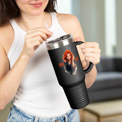 Mug de Voyage Isolé Red Hot Vibes - Tasse à Café de 40oz