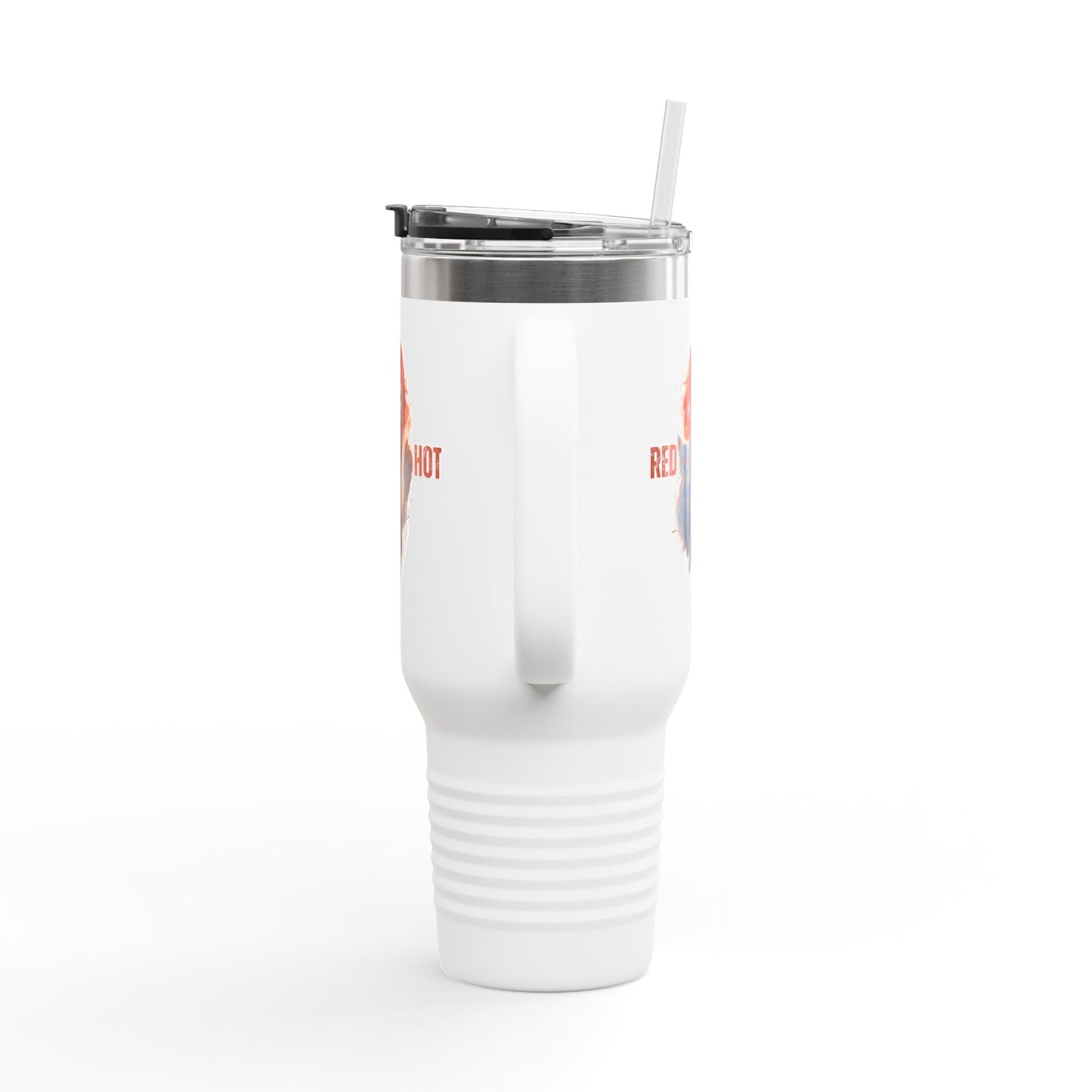 Mug de Voyage Isolé Red Hot Vibes - Tasse à Café de 40oz