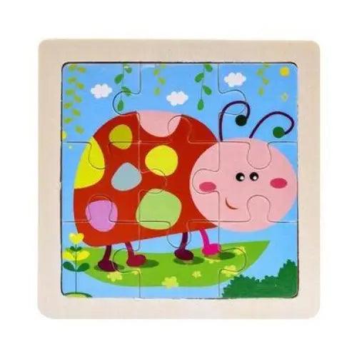 STEVEVEX Wooden 3D Tangram Puzzle for Kids