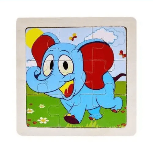 STEVEVEX Wooden 3D Tangram Puzzle for Kids
