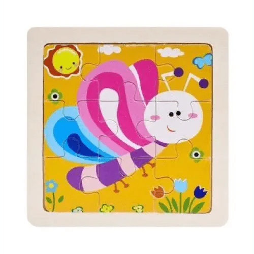 STEVEVEX Wooden 3D Tangram Puzzle for Kids