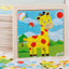 STEVEVEX Wooden 3D Tangram Puzzle for Kids