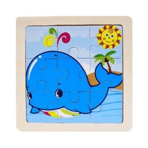 STEVEVEX Wooden 3D Tangram Puzzle for Kids