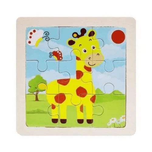 STEVEVEX Wooden 3D Tangram Puzzle for Kids
