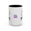 Introverting. Do Not Disturb. Two-Tone Cat Coffee Mug