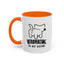 Introverting. Do Not Disturb. Two-Tone Cat Coffee Mug