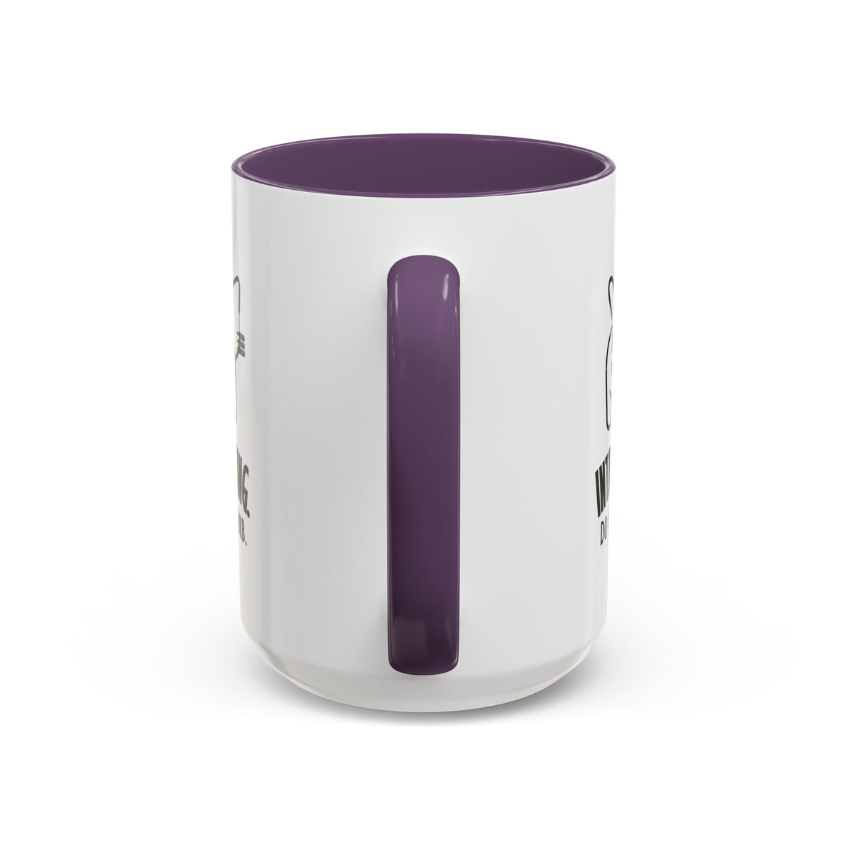Introverting. Do Not Disturb. Two-Tone Cat Coffee Mug