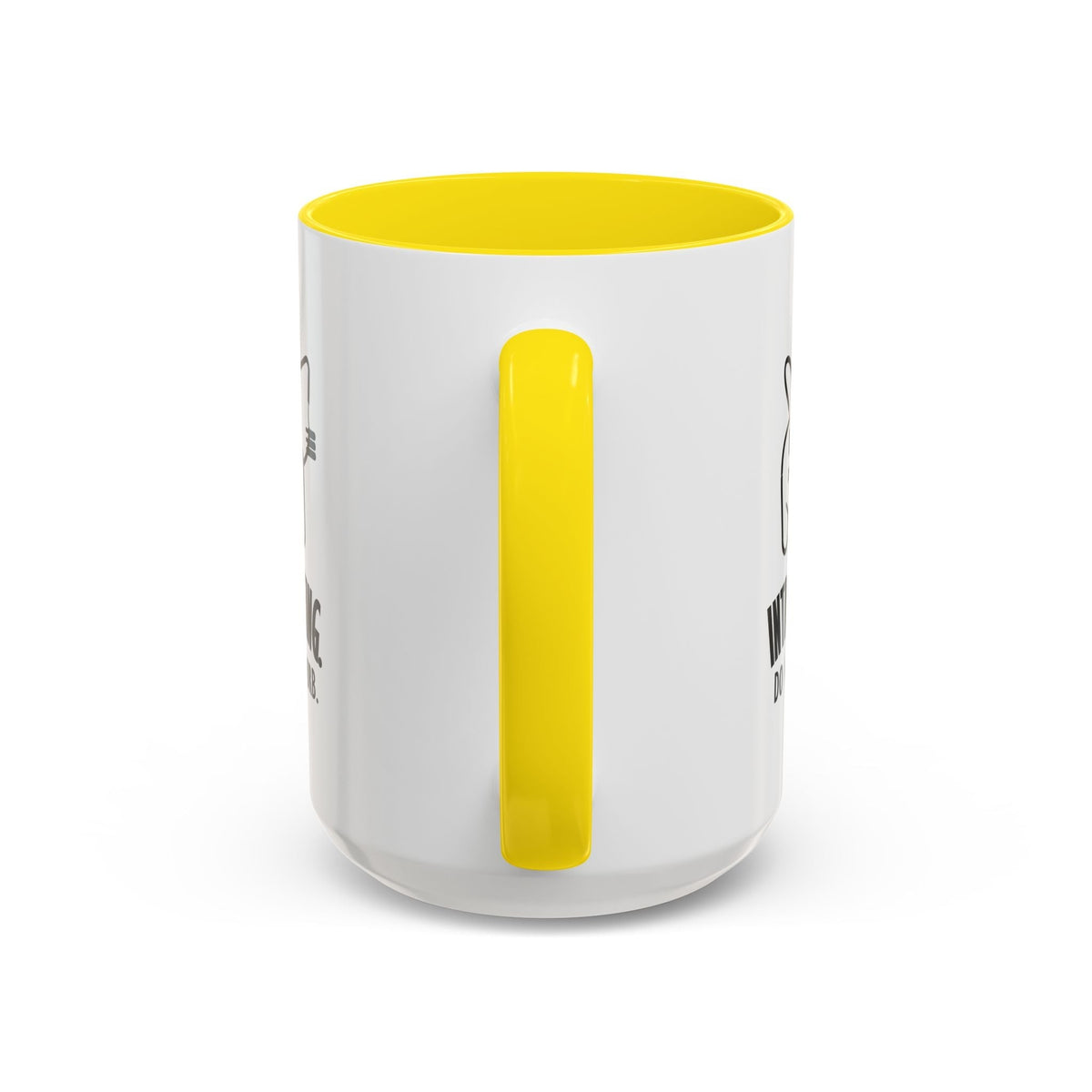 Introverting. Do Not Disturb. Two-Tone Cat Coffee Mug