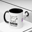 Introverting. Do Not Disturb. Two-Tone Cat Coffee Mug