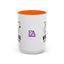 Introverting. Do Not Disturb. Two-Tone Cat Coffee Mug