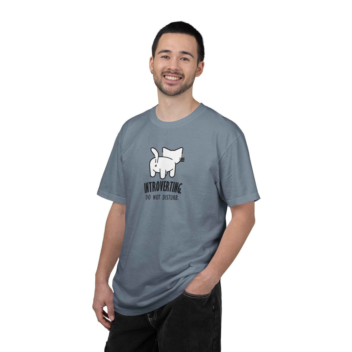 Introverting. Do Not Disturb. Unisex Cat T-Shirt