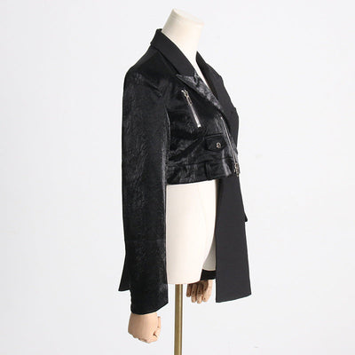 Irregular suit jacket women's waist cinched suit jacket - Korvel