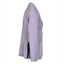 Irregular waist cinching purple suit tie with waist cinching and splicing design casual jacket - Korvel