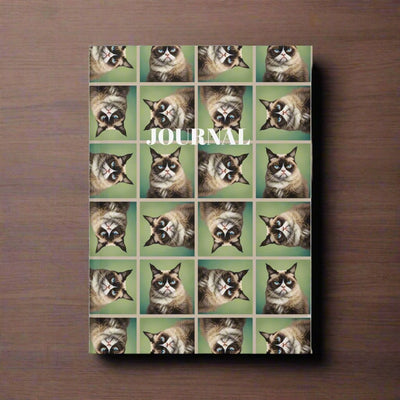 Irritable Cat Hardcover Journal - Ideal for Pet Lovers