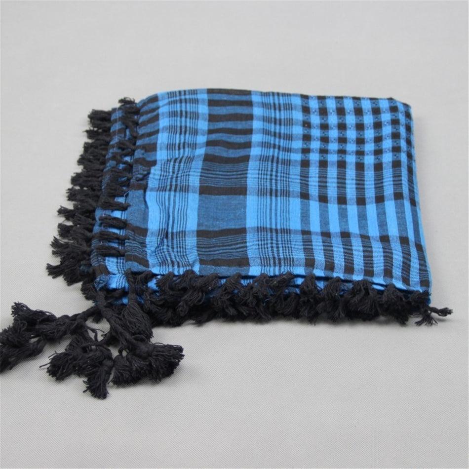Ensemble de chapeau et écharpe en plaid traditionnel islamique pour hommes