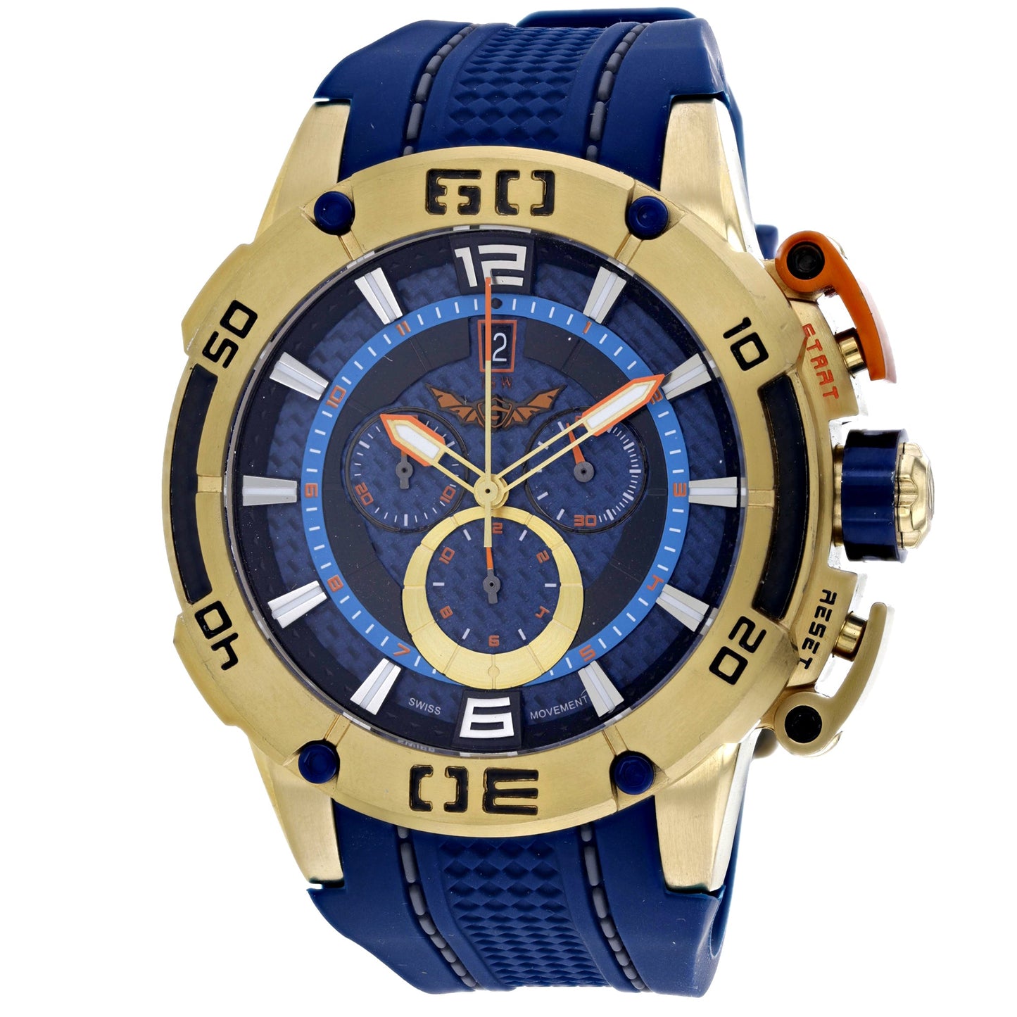 Montre Classique ISW pour Homme - Cadran Bleu