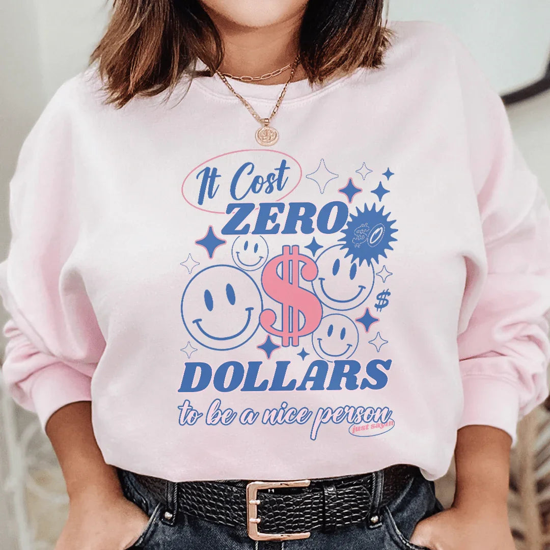 Ser una buena persona no cuesta nada, solo digo camiseta