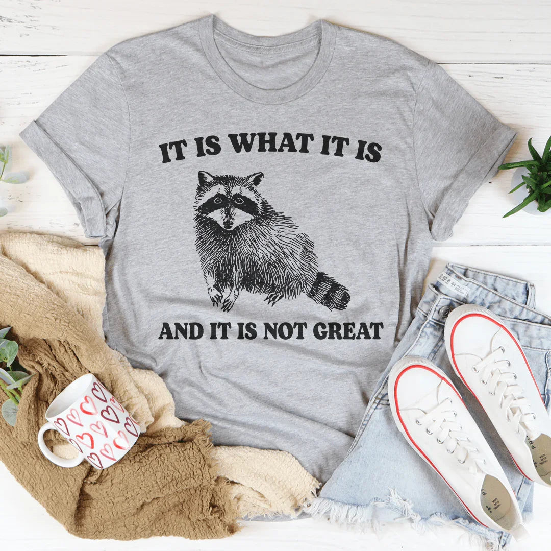 Es lo que es y no es una gran camiseta