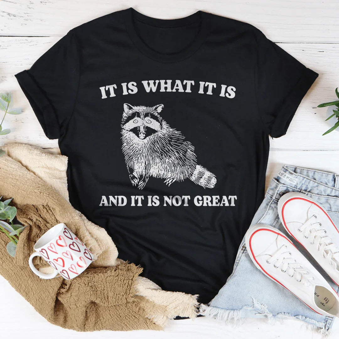 Es lo que es y no es una gran camiseta