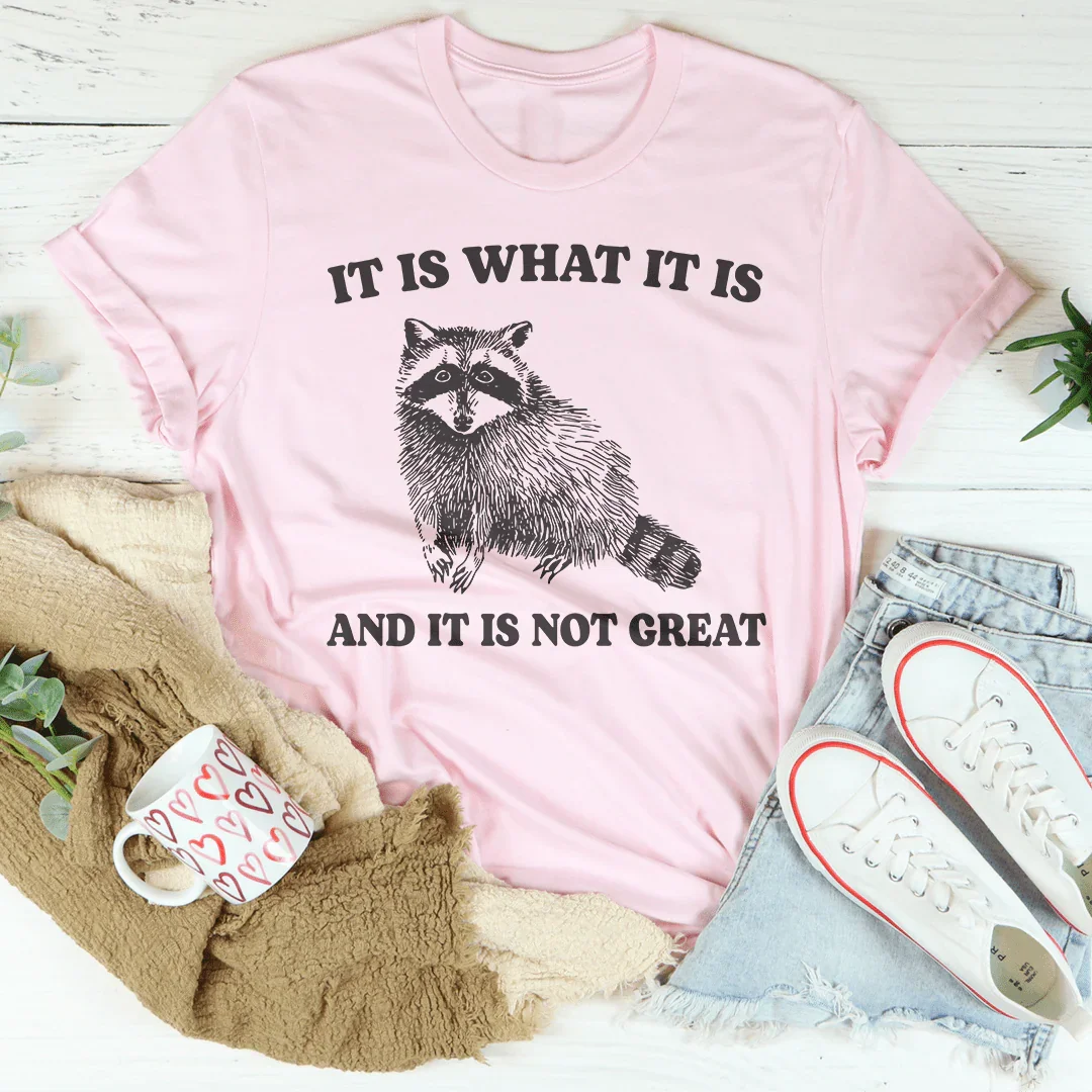 Es lo que es y no es una gran camiseta