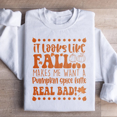 Pumpkin Spice Latte Inspired Sweatshirt