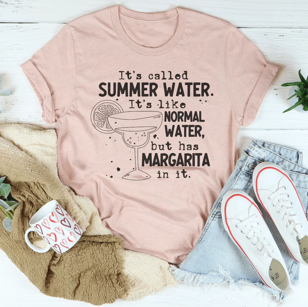 Summer Water Margarita Tee - Soft Cotton Comfort
