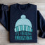 Sudadera con la frase "Hace muchísimo frío"