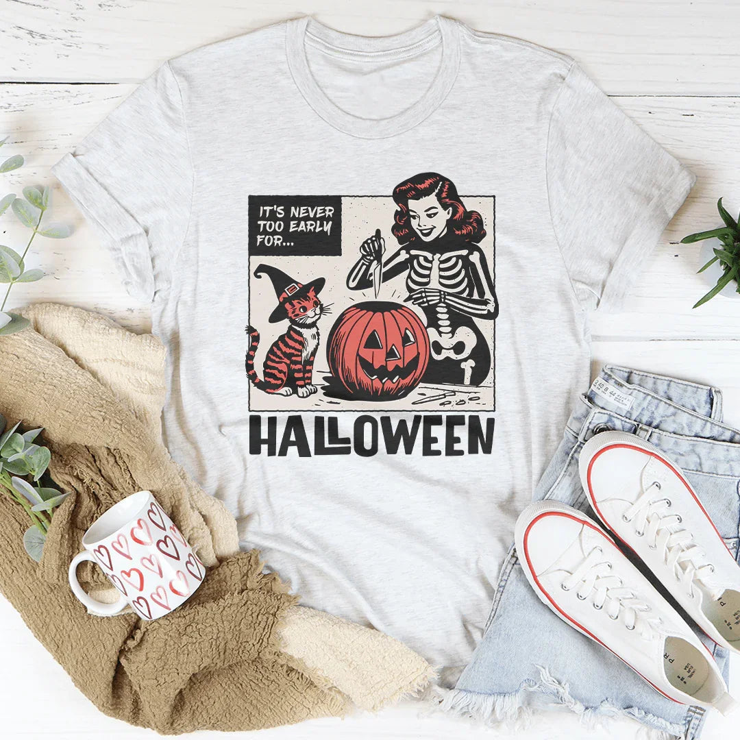 Il n'est jamais trop tôt pour un T-shirt d'Halloween