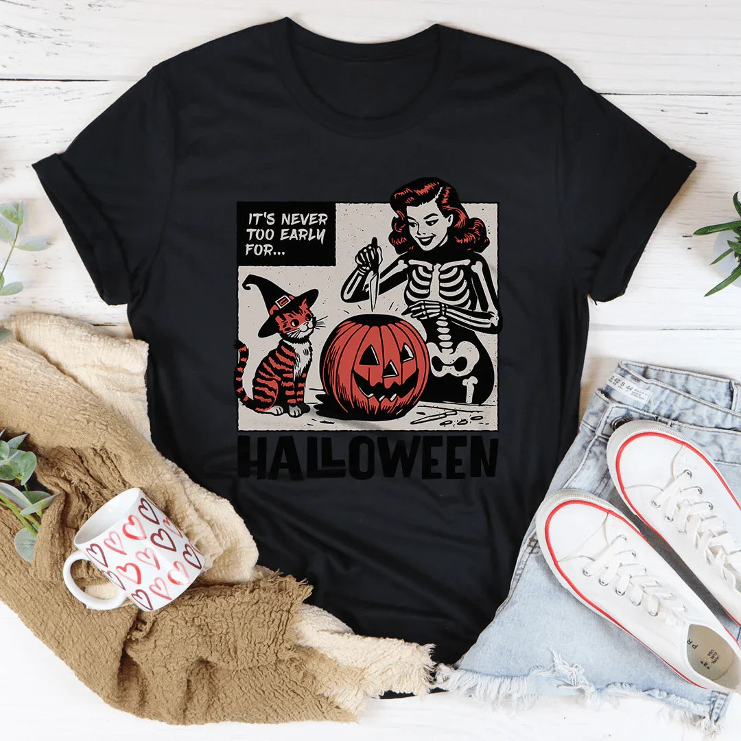 Il n'est jamais trop tôt pour un T-shirt d'Halloween