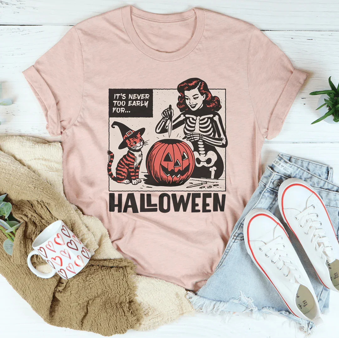 Il n'est jamais trop tôt pour un T-shirt d'Halloween