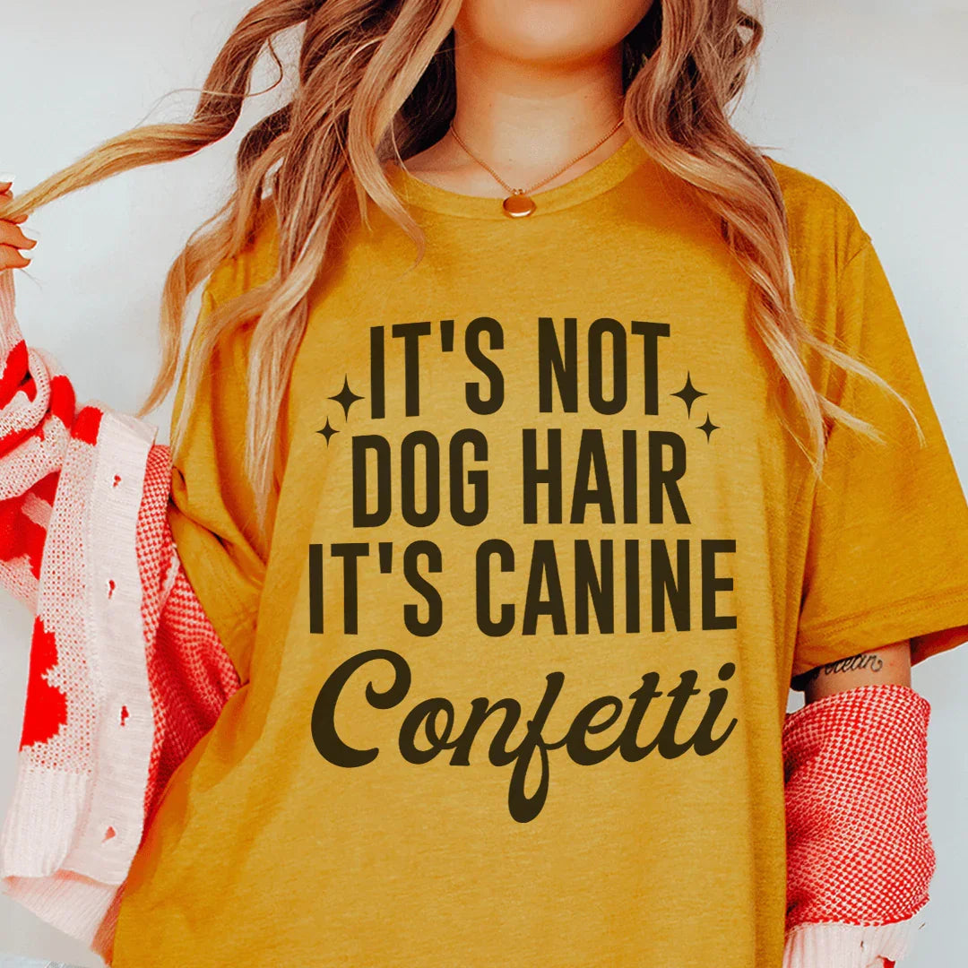 Canine Confetti Tee - A Fun Statement T-Shirt