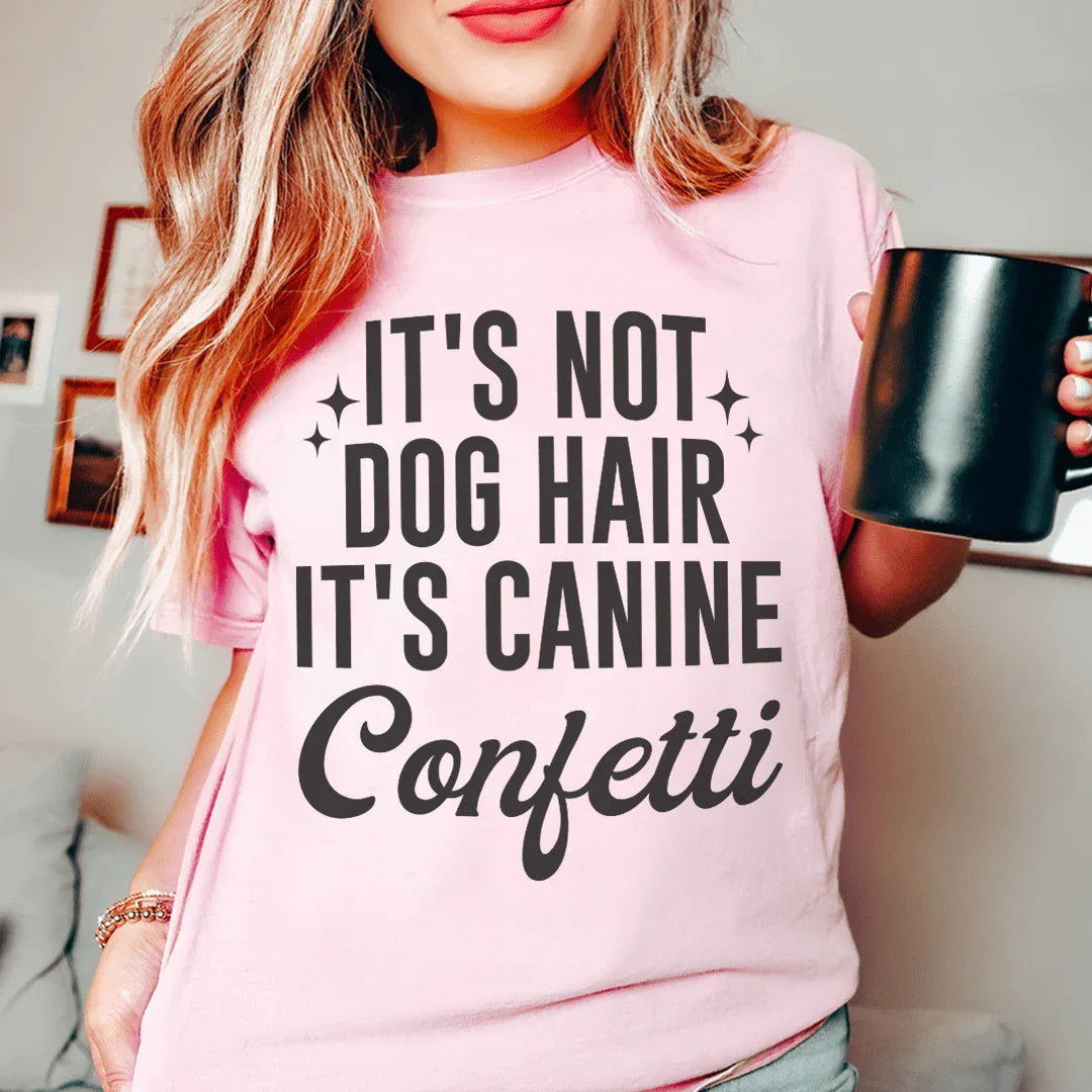 Canine Confetti Tee - A Fun Statement T-Shirt
