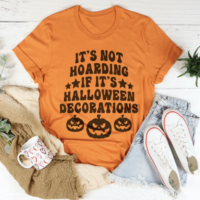 No es acaparamiento si se trata de decoraciones de Halloween.