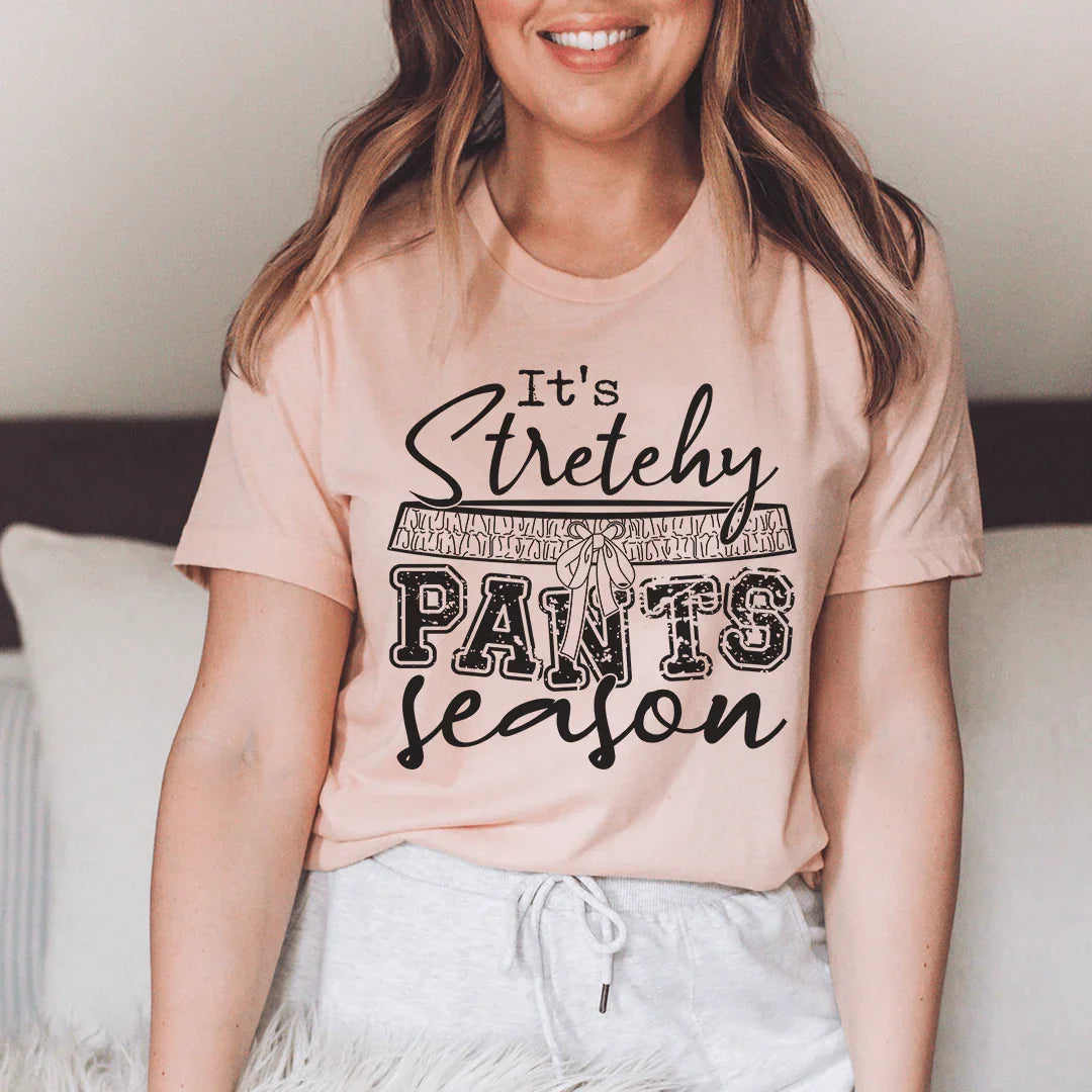Camiseta de la temporada de pantalones elásticos