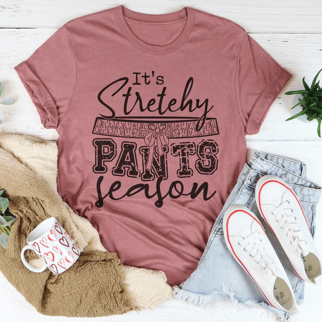 Camiseta de la temporada de pantalones elásticos