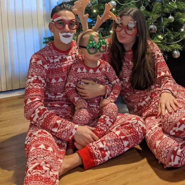 Conjunto de Pijamas Familiar de Navidad