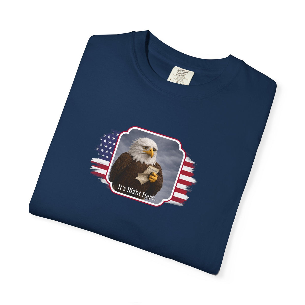 It’s Right Here Political Parody T-Shirt