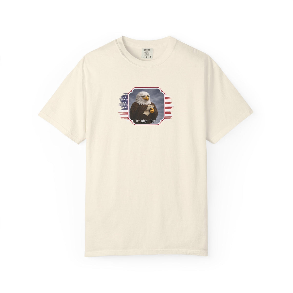 It’s Right Here Political Parody T-Shirt